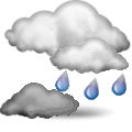 Forecast: Occasional precipitation, worsening